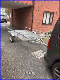 Trailer for sale single axle unbraked galvanised trailer used