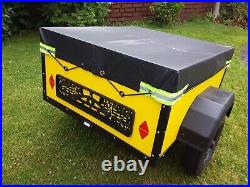 Trailer for sale with waterproof cover, aluminum panels, steel frame. New