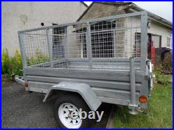 Trailer with Cage Caged Trailer 6 x 4 Apache Spare Wheel GVM 750KG