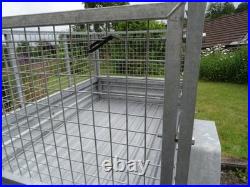 Trailer with Cage Caged Trailer 6 x 4 Apache Spare Wheel GVM 750KG