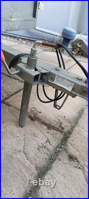 Trailer with Spare Wheel And Wheel Lock