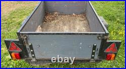 Trailer with opening tailgate