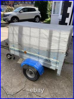 Trelgo 1250 Tipping Box Trailer Including High Frame And Cover camping
