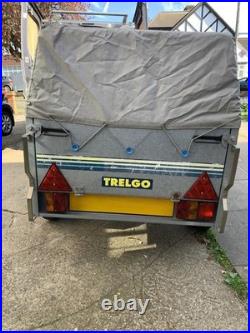 Trelgo 1250 Tipping Box Trailer Including High Frame And Cover camping