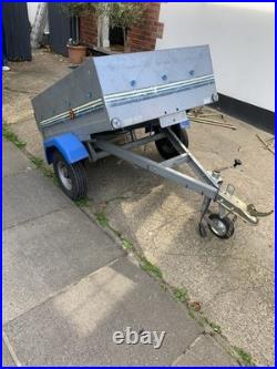 Trelgo 1250 Tipping Box Trailer Including High Frame And Cover camping