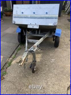 Trelgo 1250 Tipping Box Trailer Including High Frame And Cover camping