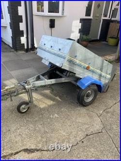 Trelgo 1250 Tipping Box Trailer Including High Frame And Cover camping