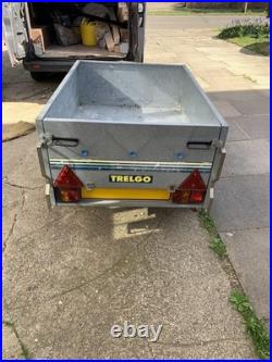 Trelgo 1250 Tipping Box Trailer Including High Frame And Cover camping