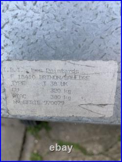 Trelgo 1250 Tipping Box Trailer Including High Frame And Cover camping