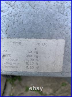 Trelgo 1250 Tipping Box Trailer Including High Frame And Cover camping