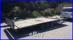 Tri axle car transporter trailer brian james 3500 kilo