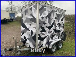 Trident Box Trailer Indespension Tow A Van 8ft X 4ft X 6ft Internal Car Trailer