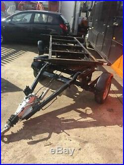 Turntable Draw Bar Trailer 2 Axle Project Farming Agricultural 5 Stud No Vat