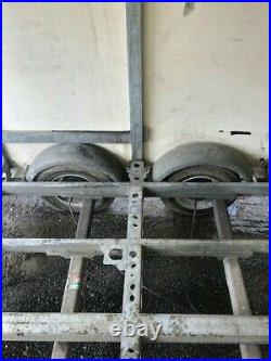Twin Axel Box Trailer Galvanised Chassis