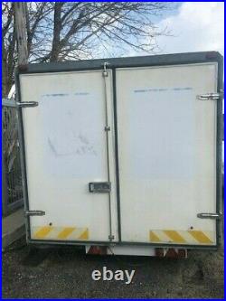 Twin Axel Box Trailer Galvanised Chassis