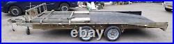 Twin Axel Car Recovery Transport Trailer Beaver Tail 2700kg 4.2m x 1.97m