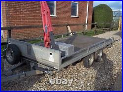 Twin Axle Bateson 2000kg Plant Trailer With Ramps