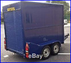 Twin Axle Box Trailer 4 ft x 8ft in Good Condition. Tows exceptionally well
