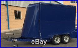 Twin Axle Box Trailer 4 ft x 8ft in Good Condition. Tows exceptionally well
