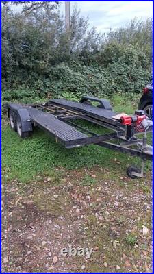 Twin Axle Braked Car Trailer Two Ton