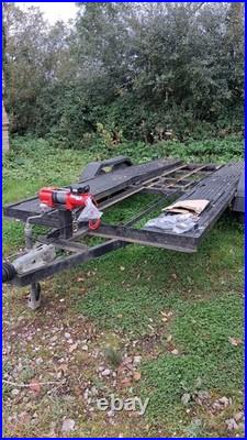 Twin Axle Braked Car Trailer Two Ton