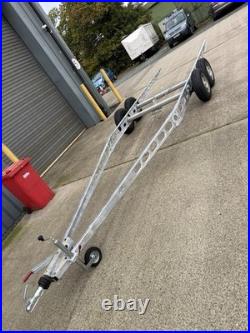 Twin Axle Braked Trailer Chassis Tiny Home, Glamping Shepards Hut 2000kg