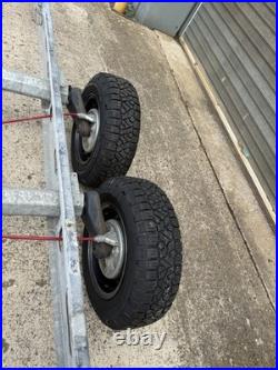 Twin Axle Braked Trailer Chassis Tiny Home, Glamping Shepards Hut 2019 Alloys