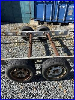 Twin Axle Braked Trailer Chassis Tiny Home, Glamping Shepards Hut Project