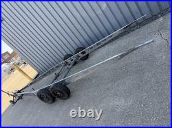 Twin Axle Braked Trailer Chassis Tiny Home, Glamping Shepards Hut Project