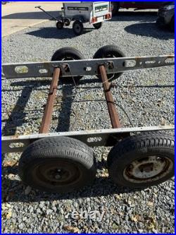 Twin Axle Braked Trailer Chassis Tiny Home, Glamping Shepards Hut Project