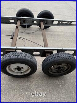 Twin Axle Braked Trailer Chassis Tiny Home, Glamping Shepards Hut Project