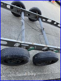 Twin Axle Braked Trailer Chassis Tiny Home, Glamping Shepards Hut Project