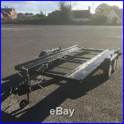 Twin Axle Car Transporter Trailer With Ramps