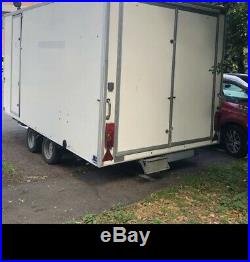 Twin Axle Lynton Mobile Workshop Trailer With Bott Shelving And Bench, Tool Box