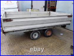 Twin Axle Trailer 10 X 6 2000kg Braked Galvanised Chassis Alloy Body