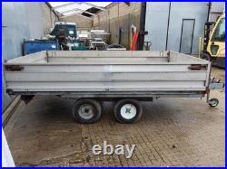 Twin Axle Trailer 10 X 6 2000kg Braked Galvanised Chassis Alloy Body