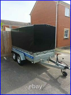 Twin Axle Trailer with cover 8.7ft by 4.2ft 2700kg