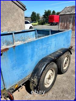 Twin axel trailer blue 4x8 over 2000kg Twin axel trailer blue 4x8 over 2000kg