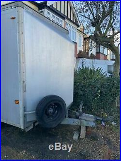 Twin axle Van box trailers Braked Used Good Tyres