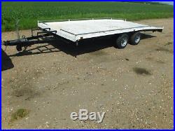 Twin axle beavertail trailer 3500kg car transporter not ifor williams