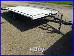 Twin axle beavertail trailer 3500kg car transporter not ifor williams