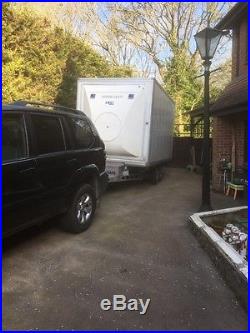 Twin axle box trailer for car or removals