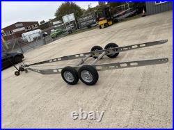 Twin axle, braked, chassis 2000kg tiny home Shepards Hut car trailer