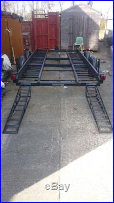 Twin axle car transporter trailer 545×230cm