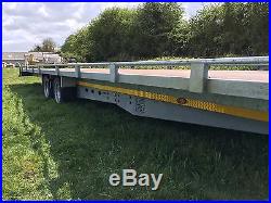 Two car recovery/transporter trailer
