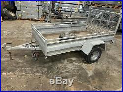 Unbraked 7' x 4 Goods Trailer 750KG Gross weight with Ramp
