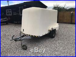 Unbraked Fibreglass box trailer 750kg Solid Will Suit Many Uses L@@K