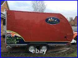 Unique one off build Exhibition Trailer 2018 Finished in stunning Amber Red