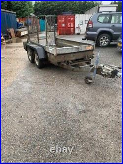 Used 1.5 ton 8x4 ifor williams trailers plant trailer