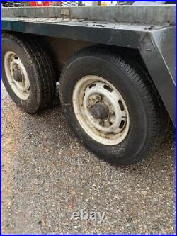Used 1.5 ton 8x4 ifor williams trailers plant trailer